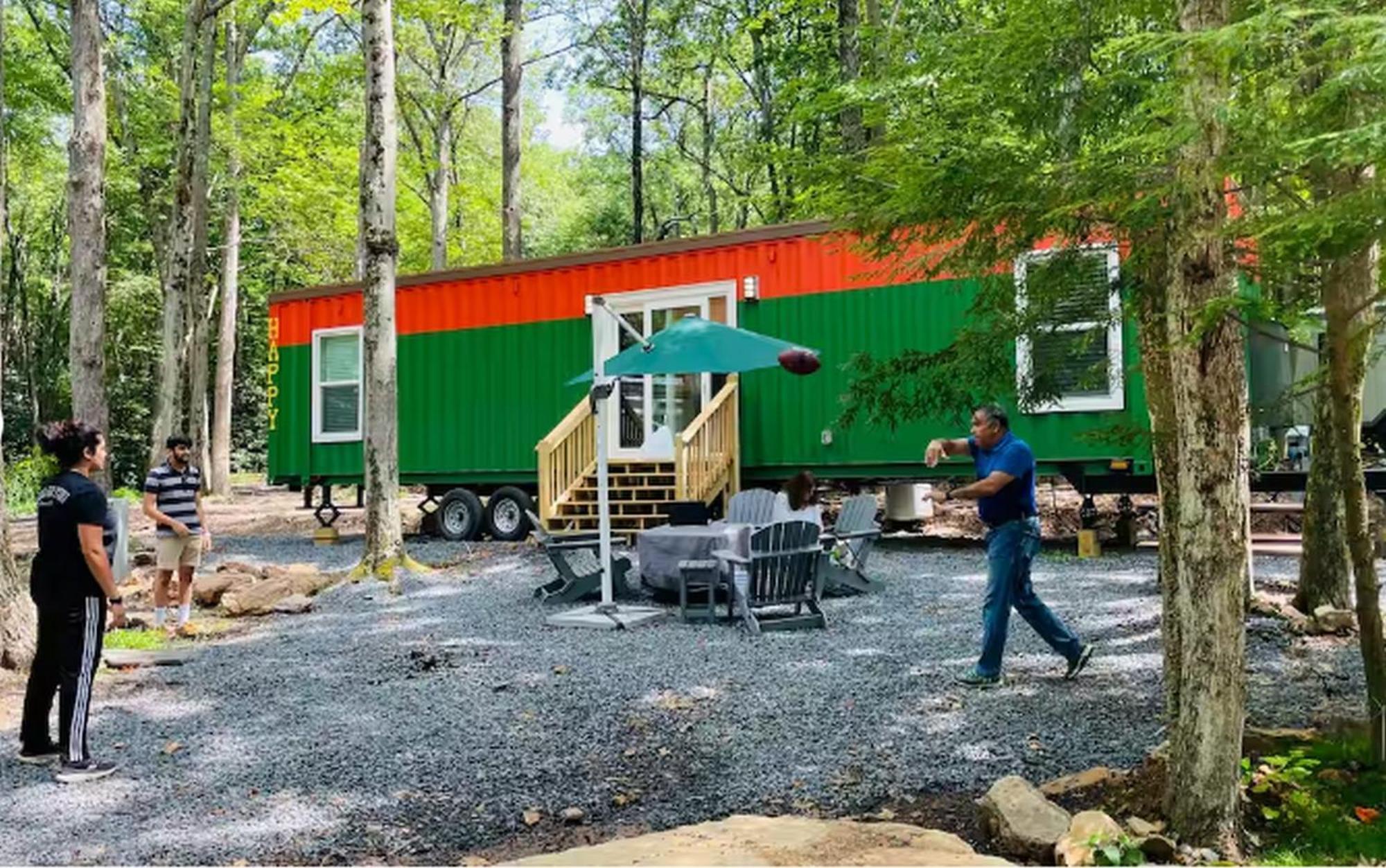 Camptel Poconos Lodging Albrightsville Exterior foto